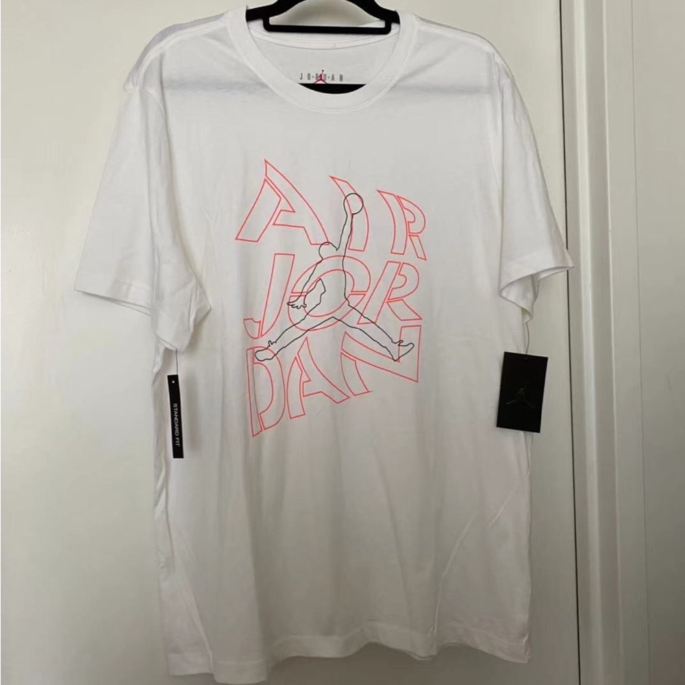 Air Jordan Men's Logo Graphic Short Sleeve Tee Size XL